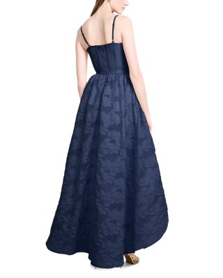 High Low Organza Tulle Gown