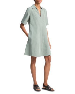 Short Sleeve A Line Short Dress