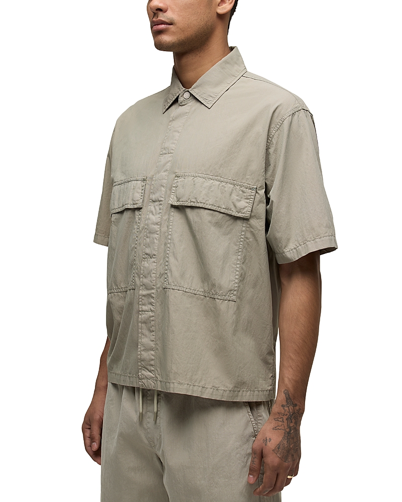 Hudson Jeans Short Sleeve Utility Shirt In Multi