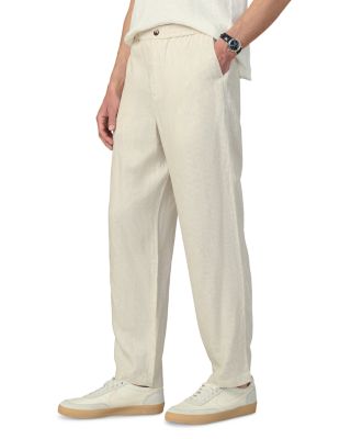 Clarkson Slim Fit Linen Pants 