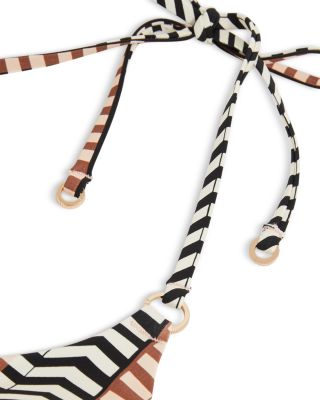 Charlie Back Tie Triangle Bikini Top