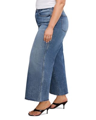 Good Skate Wide Cropped Jeans in Indigo978