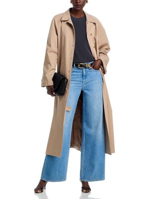 Alicent High Rise Sneaker Wide Leg Jeans in Caster