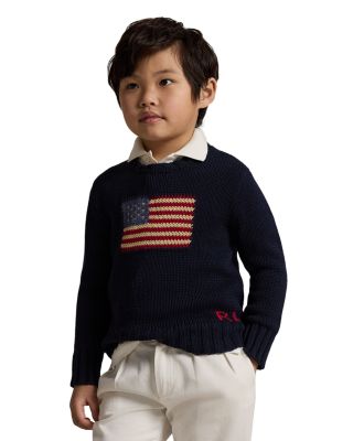 Ralph Lauren - Boys' American Flag Sweater - Little Kid, Big Kid