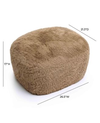 Britt Shearling Ottoman