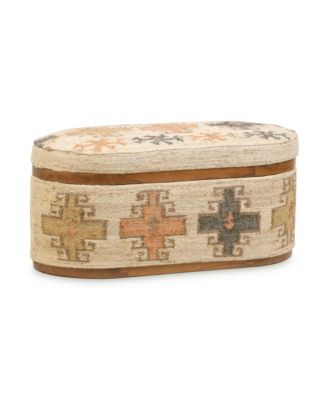 Olivier Oval Storage Ottoman