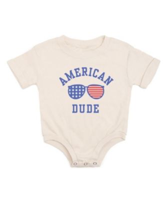 Sweet Wink - Boys' American Dude Short Sleeve Romper - Baby