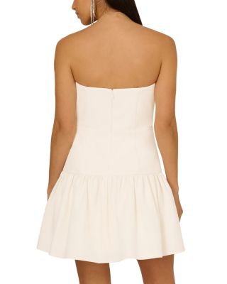 Crepe Butterfly Mini Dress