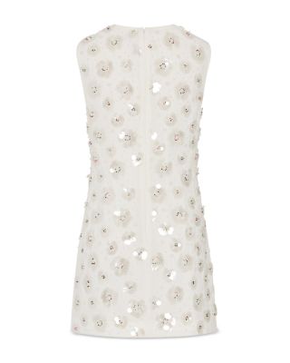 Ivette Fleur Paillette Shift Dress