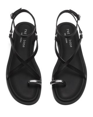 Women&#39;s Geo Strappy Toe Ring Sandals
