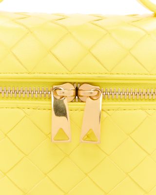 Bang Bang Intrecciato Leather Vanity Case