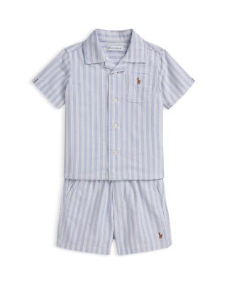 Polo Boys' Oxford Shirt & Polo Prepster Short Set - Baby