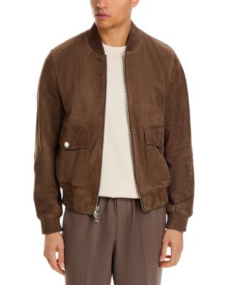 Michael Kors - Suede Bomber Jacket
