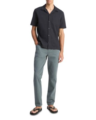 Regular Fit Seersucker Cuban Shirt