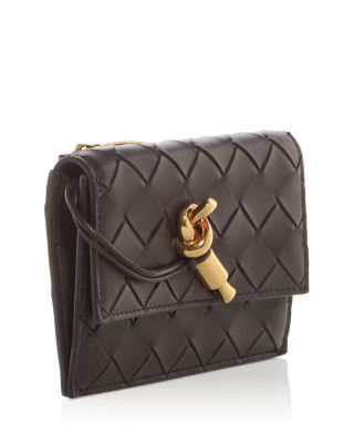 Andiamo Intrecciato Leather Card Case