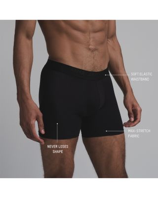 Stretch Cotton 3" Boxer Briefs, 3-Pack