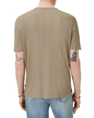 Ciel Regular Fit Woven Henley Tee 