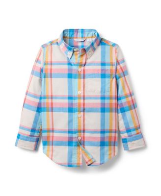 Janie and Jack - Boys' The Plaid Shirt - Little Kid, Big Kid
