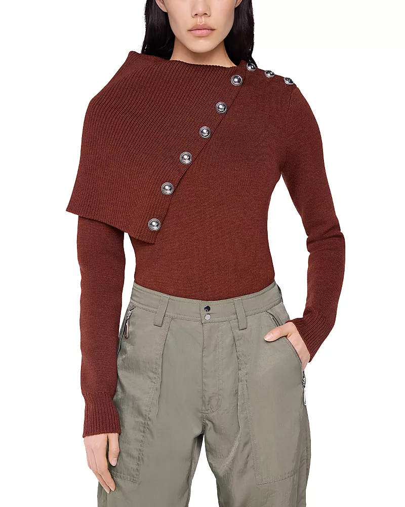 Rabanne Merino Wool Pullover Sweater
