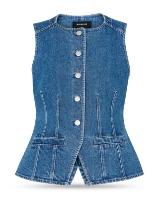 Denim Slim Fit Waistcoat