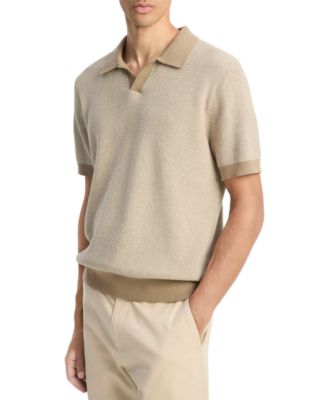 Vince - Short Sleeve Color Block Polo Shirt