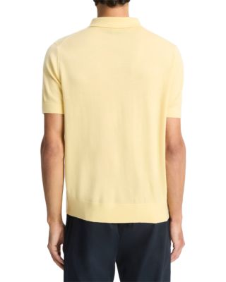 Wool Cashmere Short Sleeve Polo Shirt