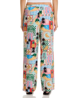 Postcard Wide Leg Pants - Exclusive