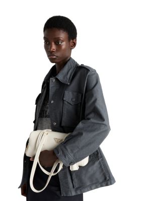 Medium Leather Top-Handle Bag with Padlock