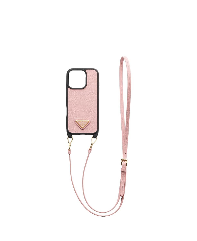 Prada Saffiano Leather Case For Iphone 16 Pro