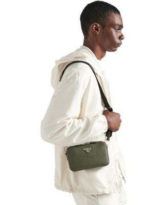 Brique Saffiano Leather Bag