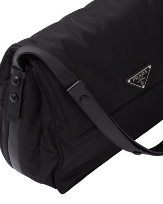  Traveller Large Padded Re-Nylon Shoulder Bag