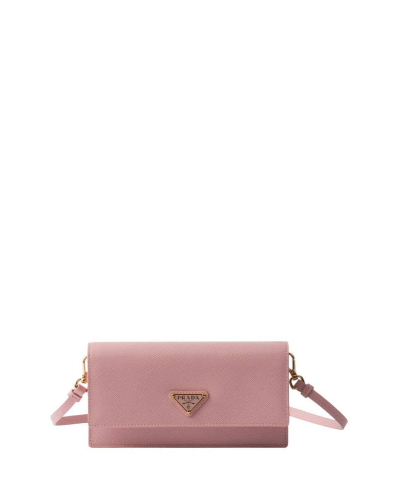Prada Saffiano Leather Mini-Bag in Peach