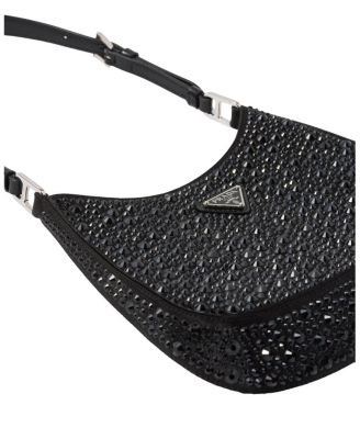 Cleo Satin Bag with Crystals