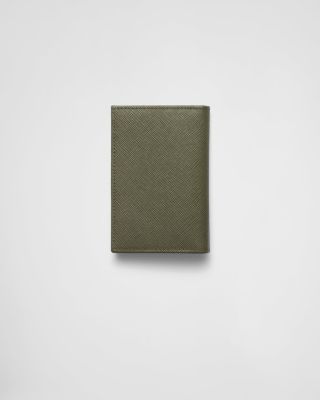 Re-Nylon and Leather Card Holder