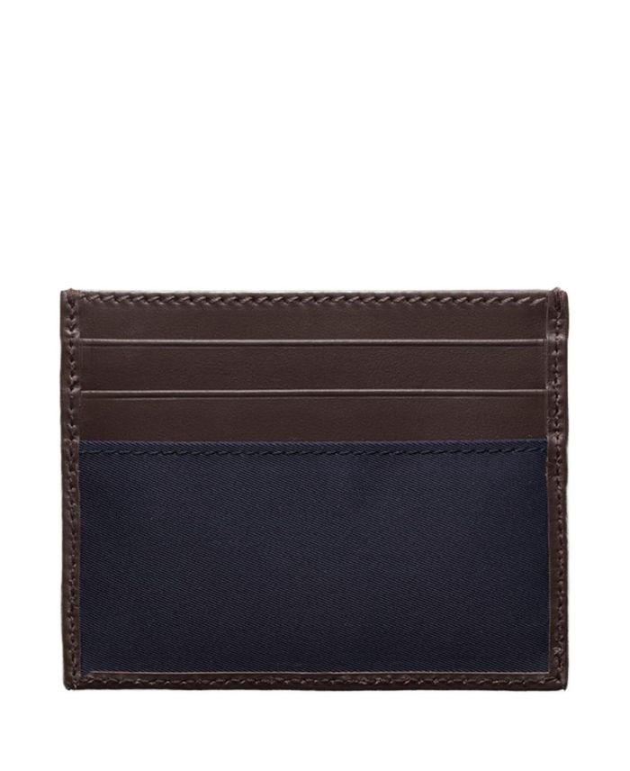 Re-Nylon and Leather Card Holder
