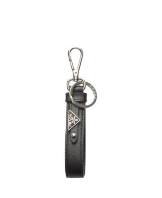 Saffiano Leather Keychain