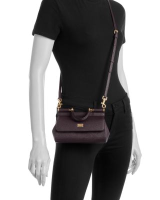 Leather Top Handle Bag