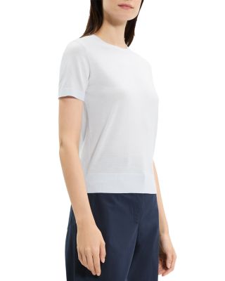 Lightweight Wool Short Sleeve Top
