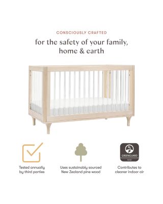 Lolly 3-in-1 Convertible Crib with Toddler Bed Conversion Kit