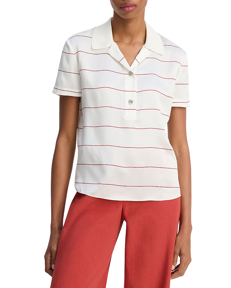 Vince Silk Polo Shirt