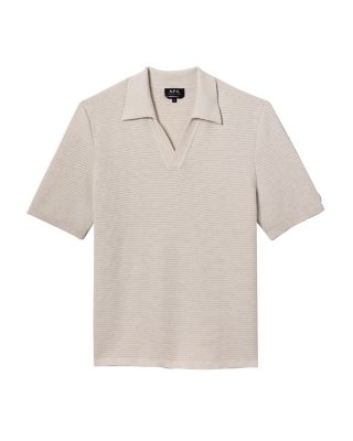 Livio Heathered Polo Sweater