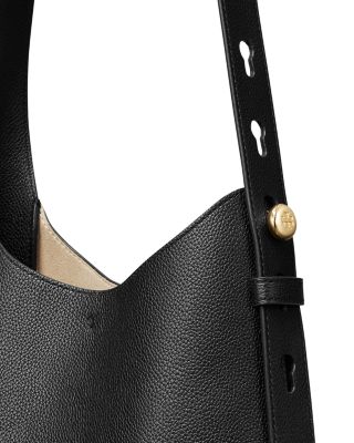 Tory Burch Romy Small Leather Hobo Bag | Bloomingdale's