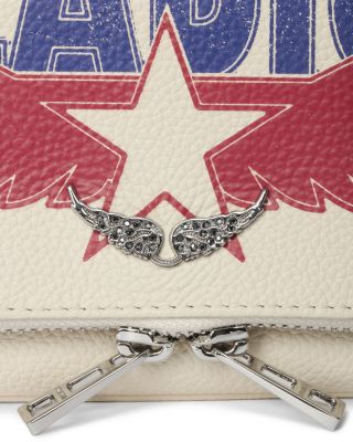 Rock Nano Grained Leather America Flash Bag