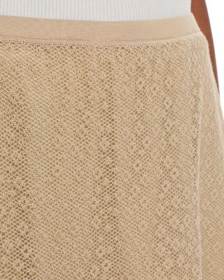 Knit Lace Maxi Skirt