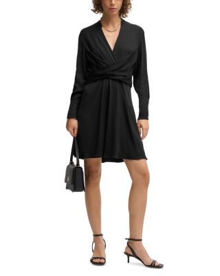 Dimkai Wrap Effect Mini Dress