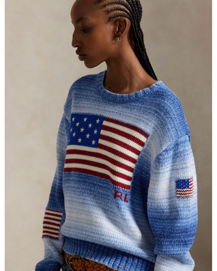 Flag Ombré Cotton Sweater