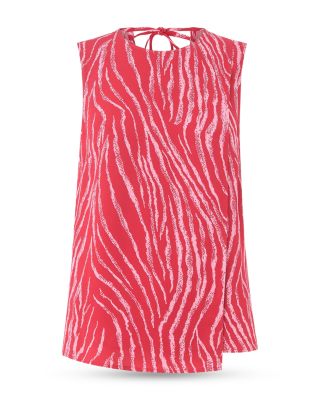 Zebra Layered Tank Top