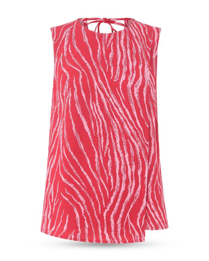 Zebra Layered Tank Top