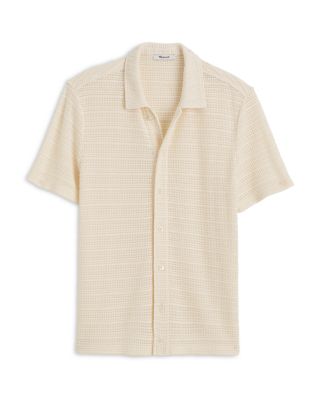 Lagos Short Sleeve Textured Camp Shirt