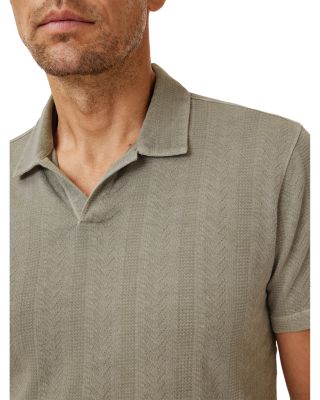 Zion Open Collar Polo Shirt